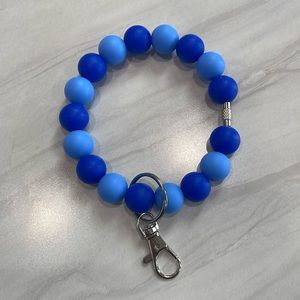 Blues Silicone Key Ring
